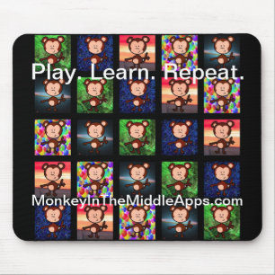 Noir de tapis de souris