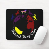 Noir de tapis de souris (Avec souris)