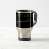 Noir de tasse de voyage de Semper Fidelis M16 (Devant droit)