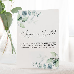 Noir délicat   Eucalyptus Signe Ball