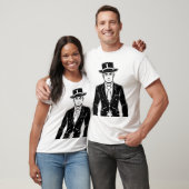 Noir Detective Portrait T-shirt (Unisex)