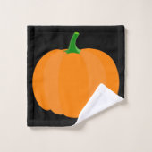 Noir d'Halloween avec ensemble de serviettes de ba (Gant de toilette)