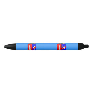 Noir Drapeau de Tirana, Stylo d'encre noire Albanie