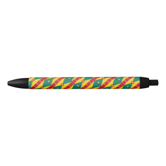 Noir Drapeau Grenade stylo (Devant)