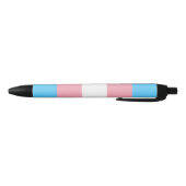 Noir drapeau trans sur stylo (Bas)