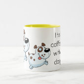 Noir drôle de café avec la tasse de cheveux de (Centre)