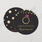 Noir drôle de ~ de carte de PROPOSITION de (Devant / Derrière)