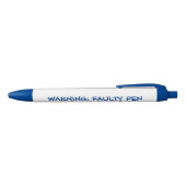 Noir Drôle "Stylo Faulty" Mauvais stylo à bille Speller (Haut)