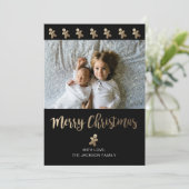 Noir du carte photo | de vacances et or - pain (Debout devant)