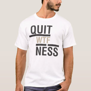 Noir du T-shirt 2 de Quitness