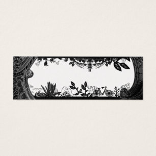Noir éclectique + Blanc - carte maigre