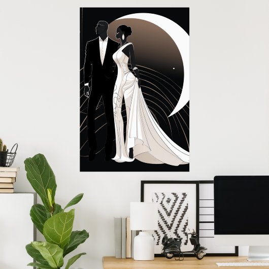 NOIR ELEGANCE #1 POSTER (Thuiskantoor)