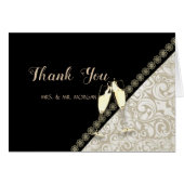 Noir élégant, Damas (Devant Horizontal)