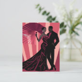 NOIR ELEGANTIE-ROOD #1 BRIEFKAART (Staand voorkant)