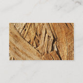 Noir en bois de carte de visite d'entrepreneur de (Dos)