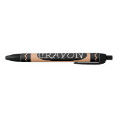 Noir Enveloppe en stylo Crayon mignonne (Bas)
