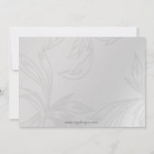 noir et argent Corporate party Invitation (Dos)