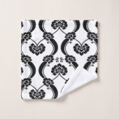 Noir et blanc (Gant de toilette)
