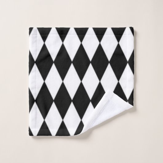 Noir et blanc (Gant de toilette)