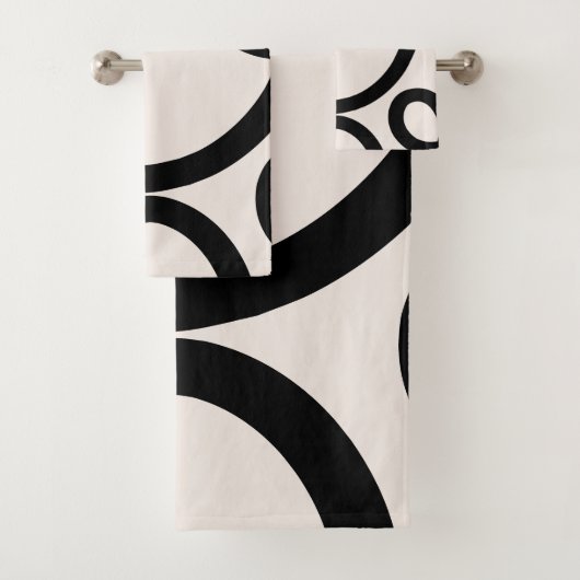 Noir et blanc Abstrait (En situation)