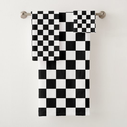 Noir et blanc Checkered (En situation)