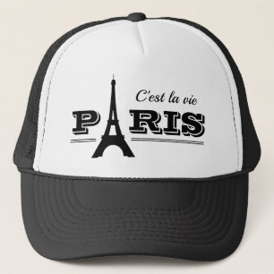 Noir et blanc classique - Paris - casquette