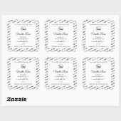 Noir et blanc Cloud Étiquette de produit avec logo (Feuille)