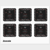 Noir et blanc Cloud Rouge Produit Logo Étiquette (Feuille)