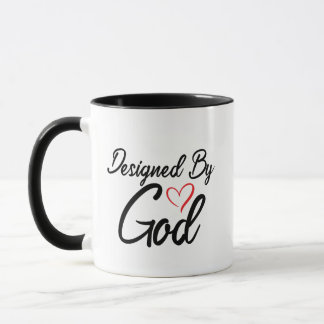 Noir et blanc conçu par Dieu Mug