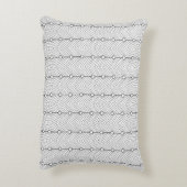 Noir et blanc Coussin d'accentuation de la pépiniè (Dos(Vertical))
