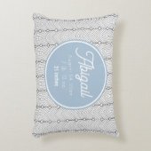 Noir et blanc Coussin d'accentuation de la pépiniè (Devant(Vertical))