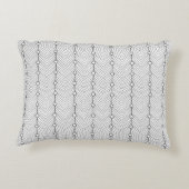 Noir et blanc Coussin d'accentuation de la pépiniè (Dos)