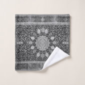 Noir et blanc d'Ardabil (Gant de toilette)