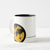 Noir et blanc de tasse de P.E.R (Devant gauche)