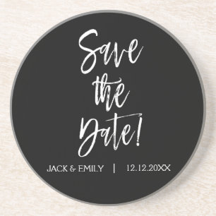 Noir et blanc Enregistrer le Dessous de verre de d