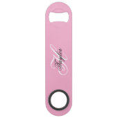 Noir et blanc Fatigue Monogramme rose (Devant)