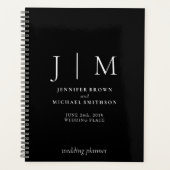 Noir et blanc Formel Simple Day Mariage (Devant)