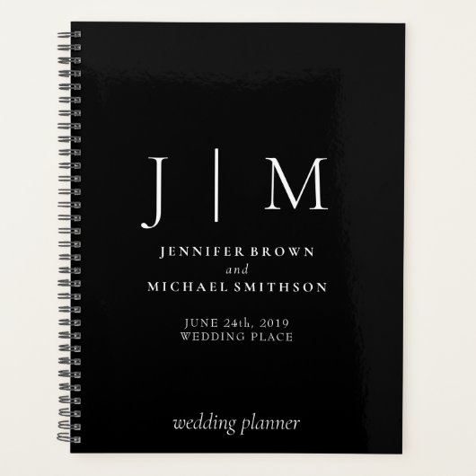 Noir et blanc Formel Simple Day Mariage (Devant)