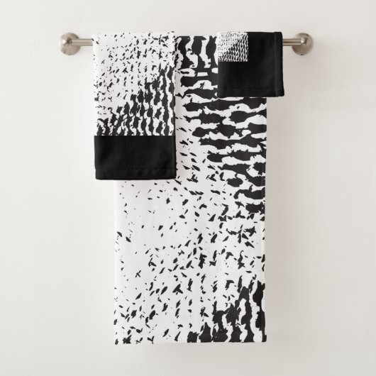 Noir et blanc Grainé de détresse (En situation)