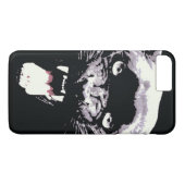 Noir et blanc Jaguar Eyes iPhone 7 Coque (Dos (Horizontal))