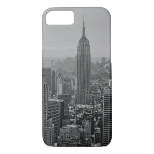 Noir et blanc New York City iPhone 7 Coque
