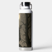 noir et blanc nuit démon bouteille d'eau imprimée (Plage)