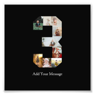 Noir et blanc Numéro 3 Collage photo