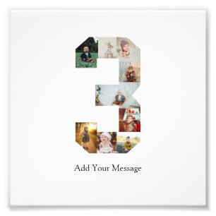 Noir et blanc Numéro 3 Collage photo