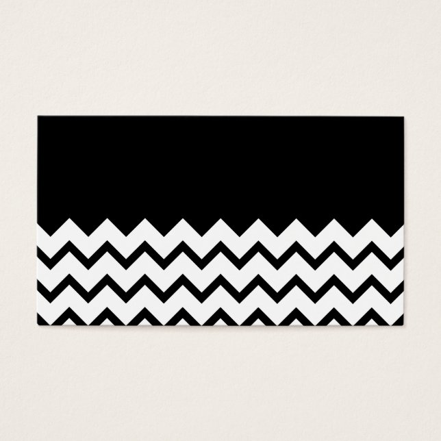 Noir et blanc. Partie Zig Zag, Partie Noir ordinai (Devant)