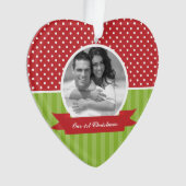 Noir et Blanc Personnalisé Photo Noël (devant)