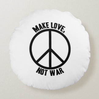 Noir et blanc ronds de coussin