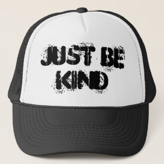 Noir et blanc soyez juste casquette aimable de