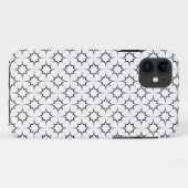 Noir et blanc Star sans couture iPhone / coque ipa (Dos (Horizontal))