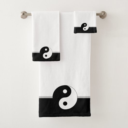 Noir et Blanc sur mesure Yin Yang (En situation)